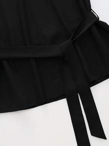 Franclia New Women's Casual Retro Waist-Cinching 2 Pieces Set