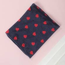 PETSIN 1个情人节宠物耳罩头带，涤纶双层心形弹力设计，适合小型犬 - 紅色 - 查看 5