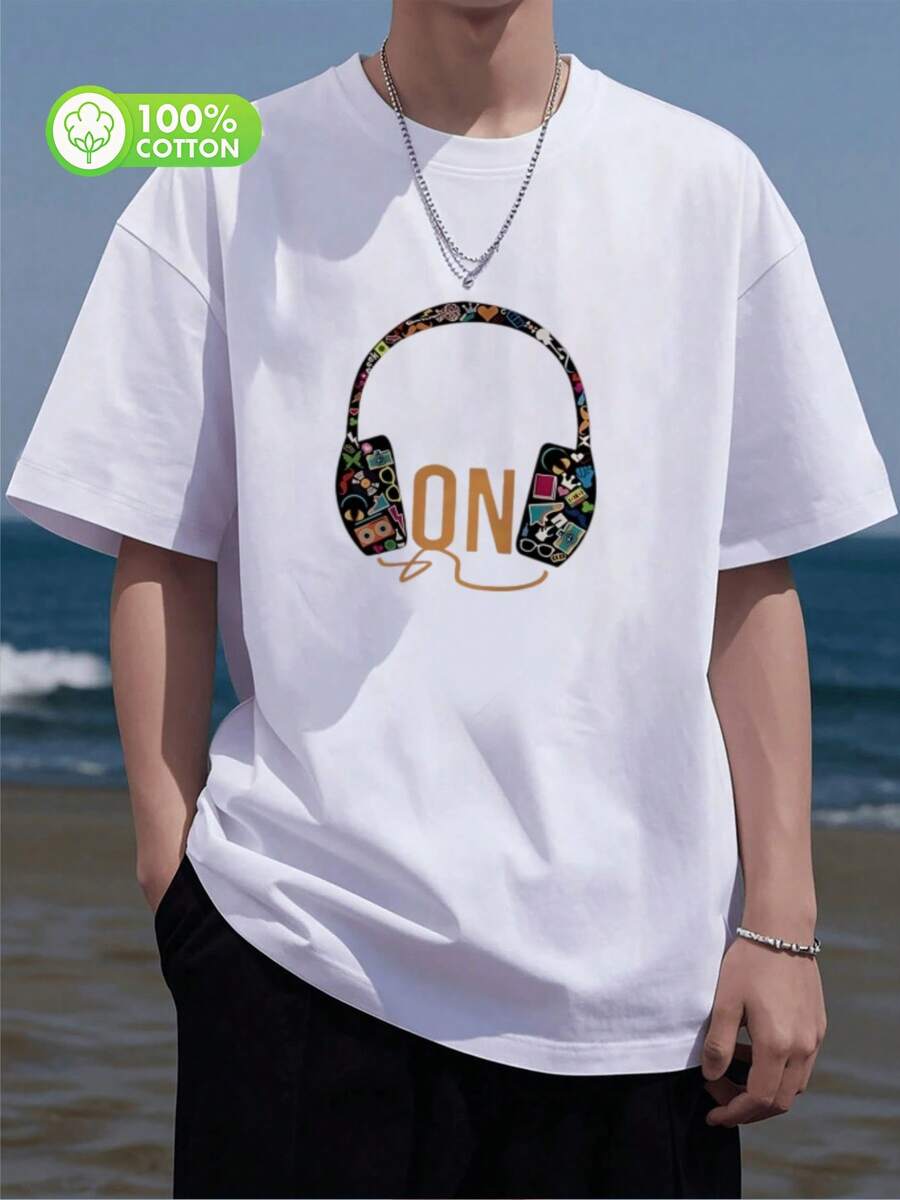 algodón puro boys  t shirts camisas para niño  boys clothes ropa de niño boy clothes boy clothes for kids graphic kids clothes boys boy clothes teen boy clothes boy shirts cute tops - Blanco - Ver 1