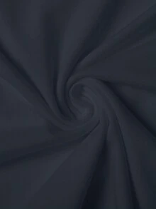 Manfinity Homme 男士纯色简约休闲圆领长袖T恤 - 深灰色 - 查看 6