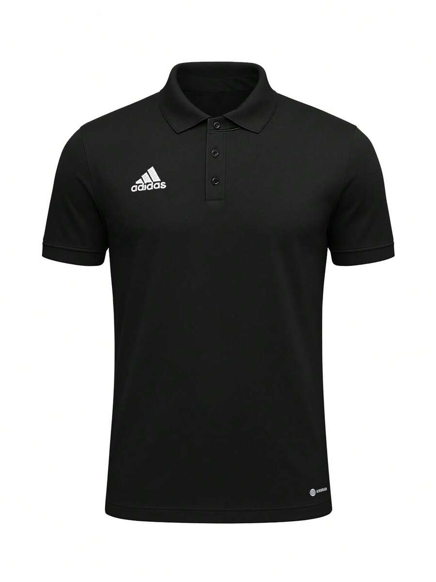 Adidas Entrada 22 Men's Polo Shirt Black - Black - View 1