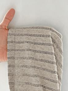 SHEIN EZwear Plus Size Apricot Ribbed Camisole Top With Built-In Bra, Suitable For Early Autumn - Apricot - View 9