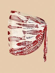 Travachic Bộ bikini hai mảnh đính hạt cườm ngẫu nhiên nhiều màu sắc dành cho nữ, thích hợp cho kỳ nghỉ hè, kèm áo khoác ngoài và váy, đồ bơi nữ, áo tắm nữ, trang phục đi biển cho nữ. - Nhiều màu - Xem 4