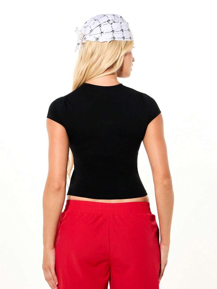 SUMWON WOMEN Baby-T-Shirt mit Herzmotiv