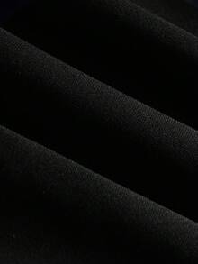 PAVTROS Áo hoodie túi vá thêu thời trang đường phố thường ngày dành cho nam có lớp lót giữ nhiệt, áo hoodie xanh navy thu đông, áo hoodie ngắn, áo hoodie nam, áo hoodie chéo, rộng thùng thình, họa tiết, bạn bè, thay thế, bạn bè, thời trang đường phố, dành cho nam, chạy bộ, hodddie - màu đen - Xem 8