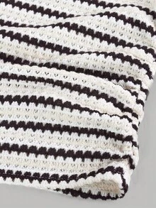 SHEIN Tween Girl 2pcs/Set Girl Knit Striped Round Neck Casual T-Shirt & Fitted Long Pants Outfit Girls Lounge Set Two Pieces Pants Set Kids Summer Lounge Set Tweens Two Pieces Pants Set Kids Tween Girl Clothes Pants Set Tween Matching Set Knit Girls Co Ord Set School Tops Teen Girls Striped Two Piece Two Piece Maxi Set For Girls Young Girls Casual Versatile A Effect Jumpsuit Pant