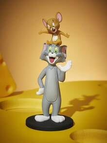 TOM & JERRY X SHEIN Cute And Interesting Figurines, Desktop Decorations,Gifts - Multicolor - View 1