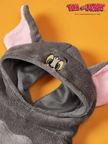 TOM & JERRY X PETSIN 1件宠物猫狗通用毛绒玩具舒适可爱汤姆 COS服装 - 灰色 - 查看 8