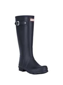Hunter Original Tall Rubber Men's Calf Length Boots Navy Blue MFT9000RMA