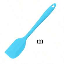 1 pieza/2 piezas Espátula de silicona para hornear y crema, resistente a altas temperaturas, raspador de pasteles integrado, raspador de mantequilla - Multicolor - Ver 15