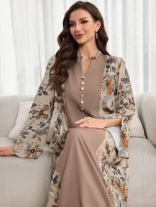 Al Najma 新款宽松休闲度假拼接连衣裙 - 彩色 - 查看 5