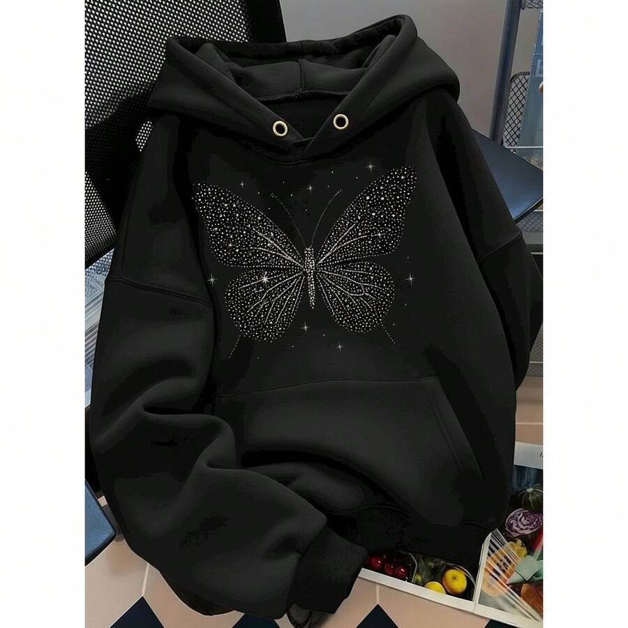 Sudaderas para mujer, mujer alta - Negro - Ver 1
