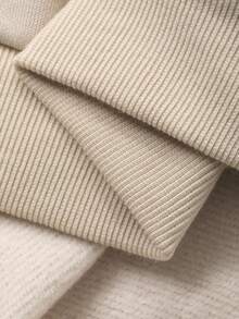 DAZY Young Boy Casual Daily Commute Letter Graphic Contrast Round Neck Raglan Sleeve Loose Sweatshirt