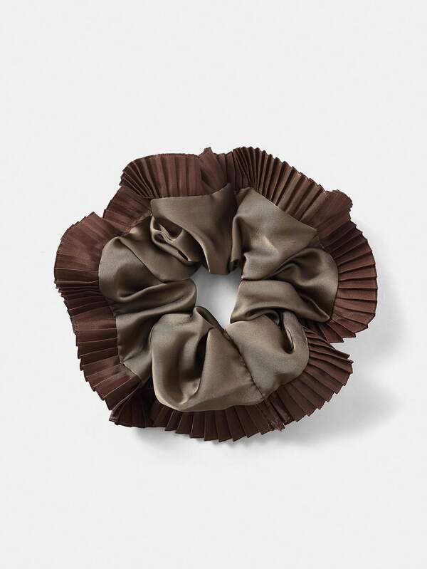 MOTF PREMIUM CHAMPAGNE FAUX SILK SCRUNCHIE