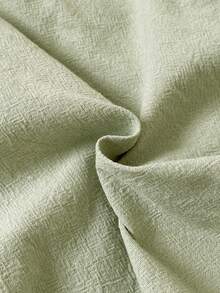 男婴褶皱领衬衫和松紧腰短裤套装（2件套），适合通勤、休闲、度假、运动、聚会、春夏季节穿着，尺码6个月至3岁，儿童服装，婴儿服装 - 薄荷綠 - 查看 9