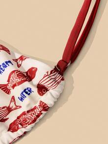 Travachic Bộ bikini hai mảnh đính hạt cườm ngẫu nhiên nhiều màu sắc dành cho nữ, thích hợp cho kỳ nghỉ hè, kèm áo khoác ngoài và váy, đồ bơi nữ, áo tắm nữ, trang phục đi biển cho nữ. - Nhiều màu - Xem 7