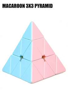 速拧魔方 Macaron 2x2 3x3 4x4 5x5 无贴纸 3x3 金字塔魔方，旋转快速顺滑，3x3 益智益智游戏，适合儿童和成人 - 彩色 - 查看 8