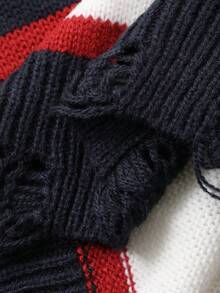 Dazy Kids Tween Girls Turtleneck Striped Sweater, Fall