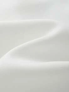 Franclia Camisa de mujer, cuello redondo, manga raglán larga, cierre delantero con botones, cuello decorado con cuentas, diseño de cintura entallada, uso versátil y elegante para el día a día - Blanco - Ver 8