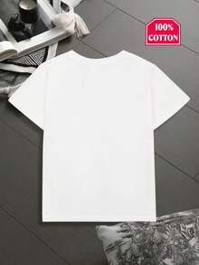 algodón puro t shirts girls clothes shirts girl clothes teen girl clothes kids clothes girls mommy and daughter matching outfit shirts for teen girls clothes graphic kpop cute tops teen girls clothes girls clothing girls shirts kpop demom hunters - Blanco - Ver 2