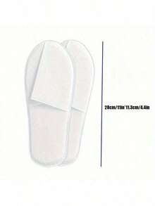 Nouveau modèle de 20 paires de chaussons jetables, chaussons d'invités doux et confortables avec semelles antidérapantes, convenant aux hôtels, maisons et voyages - respirants avec un rembourrage épais. - Multicolore - Voir 8