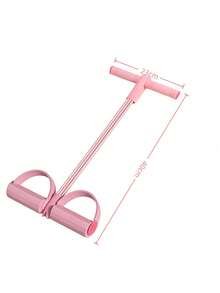 1pc Yoga Resistance Band Gym Accessories - Pink - View 2