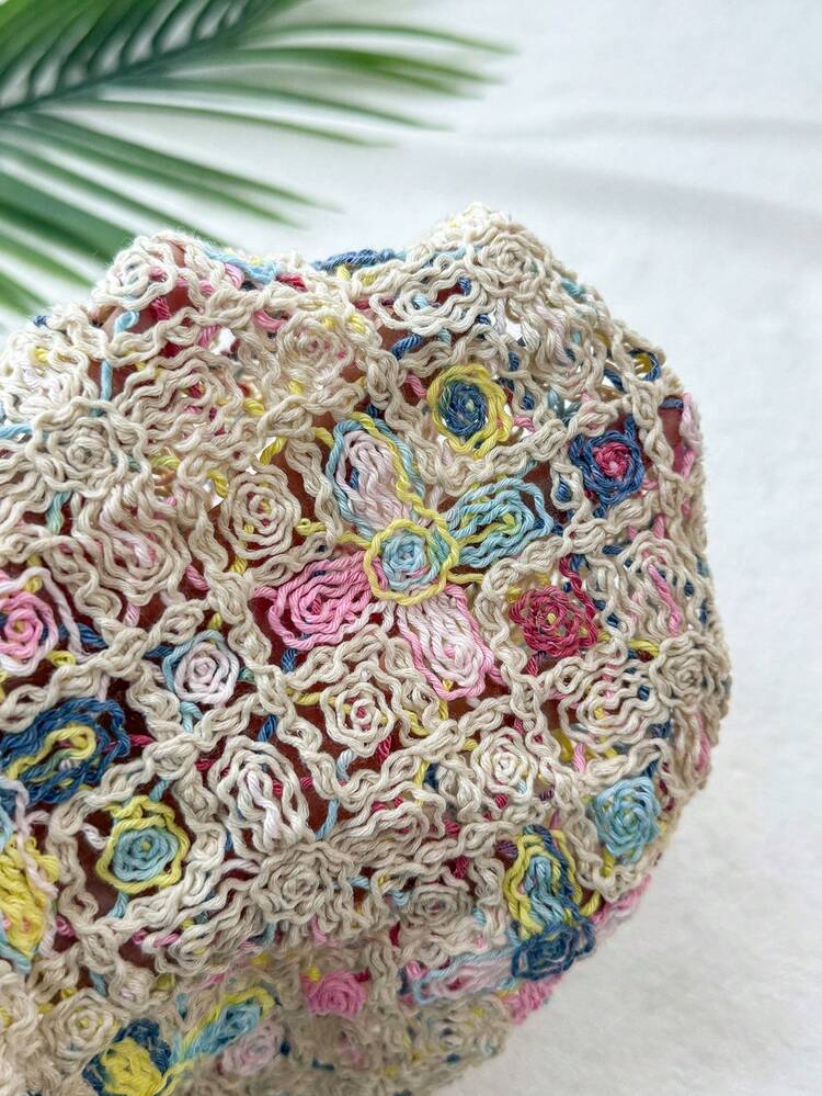 Travachic Blusa de malla con adorno de concha de cuello redondo para mujer, conjunto casual de vacaciones para mujer, vacaciones de verano, vacaciones de primavera, fiesta, playa, primavera, Día de San Valentín, Día de San Valentín para mujer, disfraz de carnaval, elegante, floral, carnaval, de primavera a verano, fiesta, blusa de verano, blusa de Día de San Valentín, blusa de invitada de boda para mujer, blusa de cumpleaños, blusa de fiesta, blusa elegante para mujer, blusa de verano, disfraz de carnaval, blusa de estilo mexicano para mujer, blusa bohemia para mujer - Multicolor - Añade 7