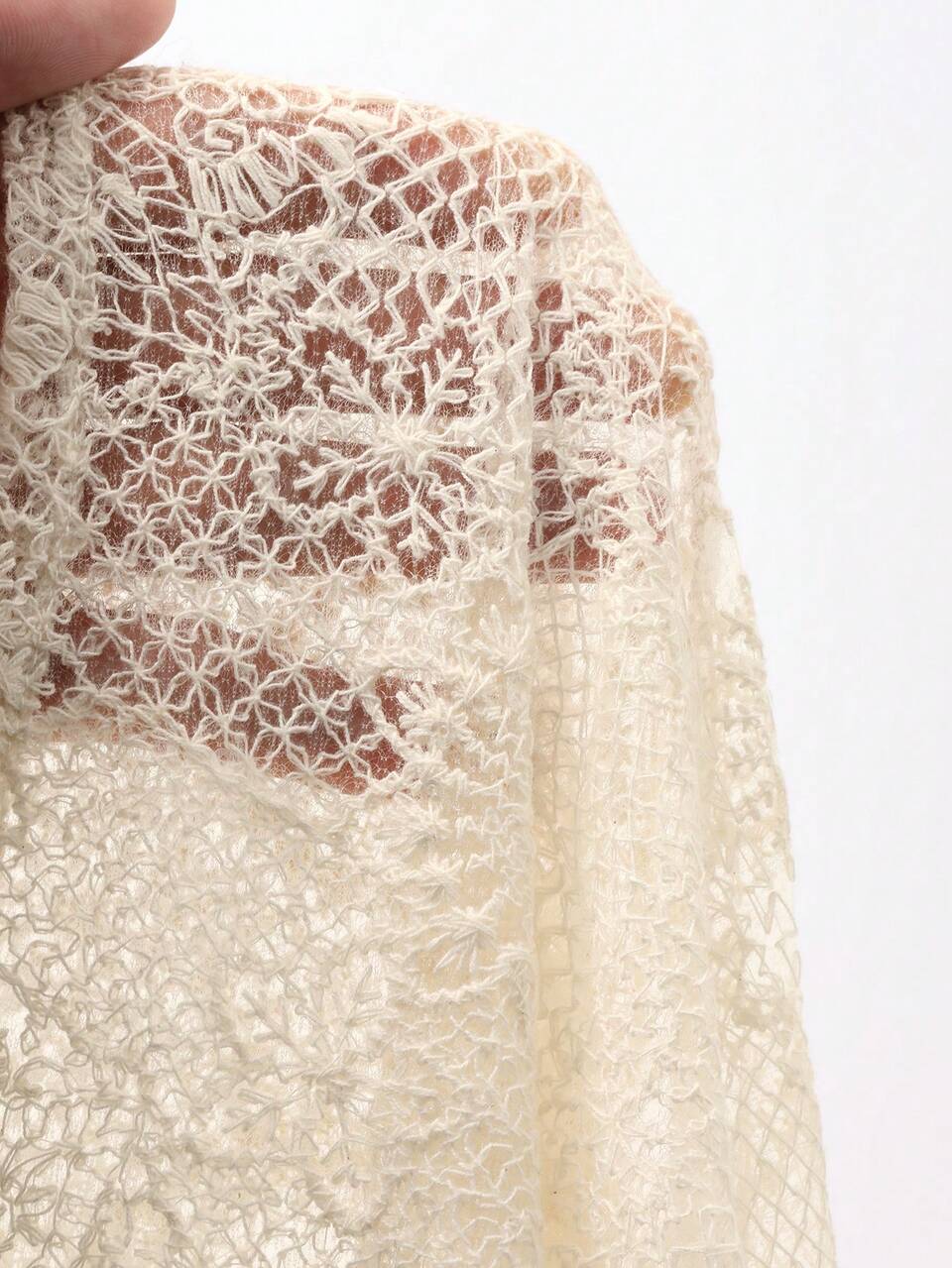Elegant Long Sleeve Lace Dress, High-End French Style Sophisticated Long Dress For Women Sundress