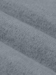 Franclia 女士休闲宽松针织毛衣裤套装（2件套），舒适简约设计 - 深灰色 - 查看 4