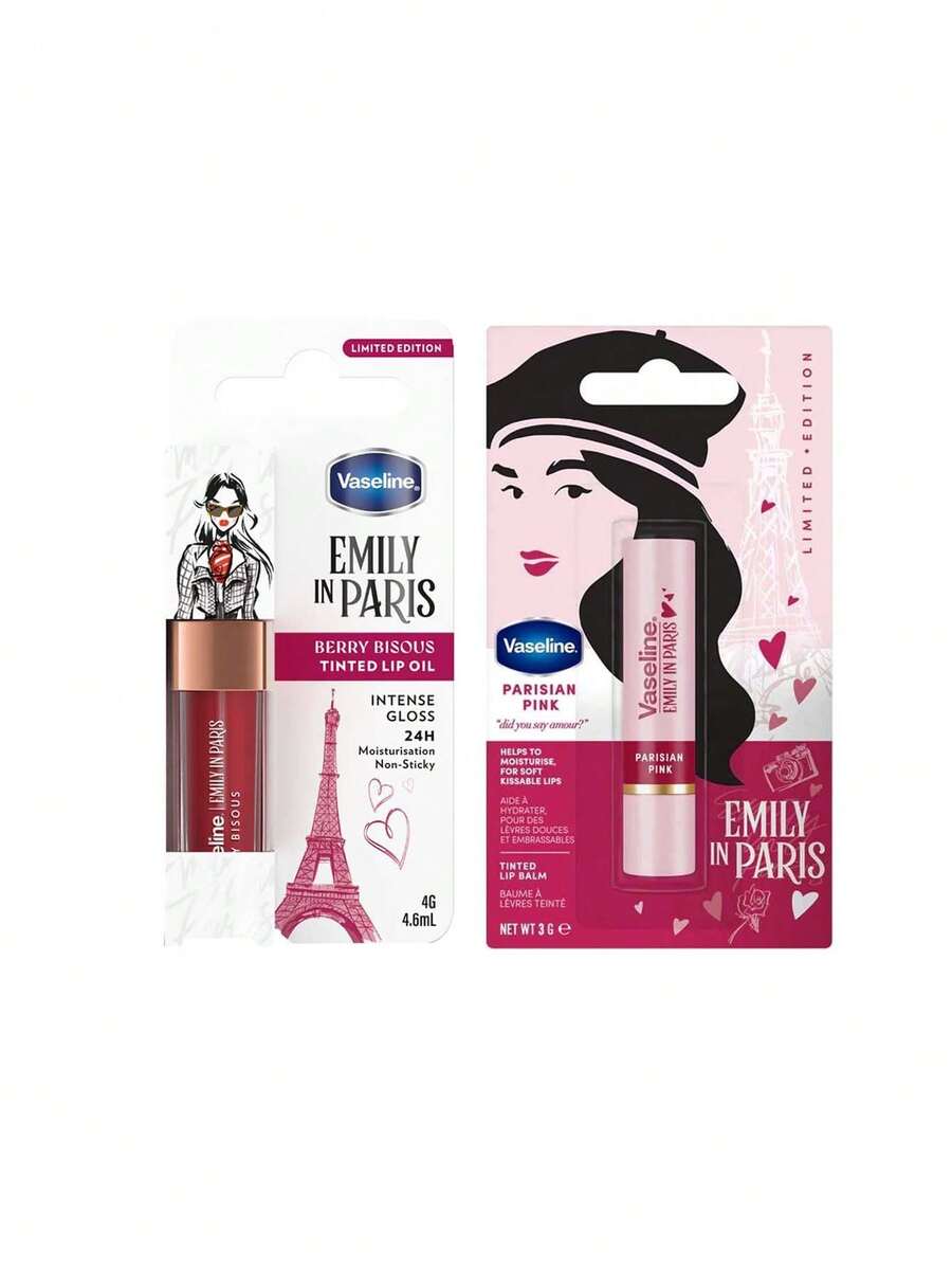 Vaseline Emily In Paris Lip Care Duo Set - Clear - View 1