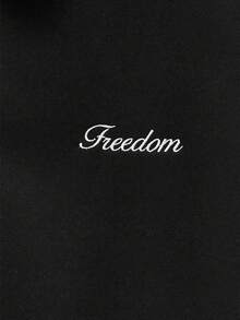 SWAVVY Áo nỉ chui đầu màu đen cỡ tiêu chuẩn dành cho nam, có cổ và họa tiết thêu, kiểu dáng thường ngày cho mùa xuân và mùa thu. - màu đen - Xem 5