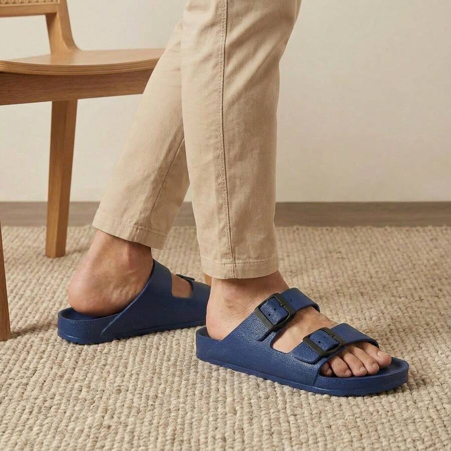 Men Sandals - Blue - View 1