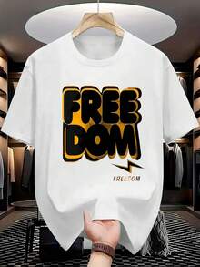 Moda nuevos modelos hombre camiseta manga corta diseño versátil suéter casual camiseta cuello redondo hombre tops - Blanco - Ver 2