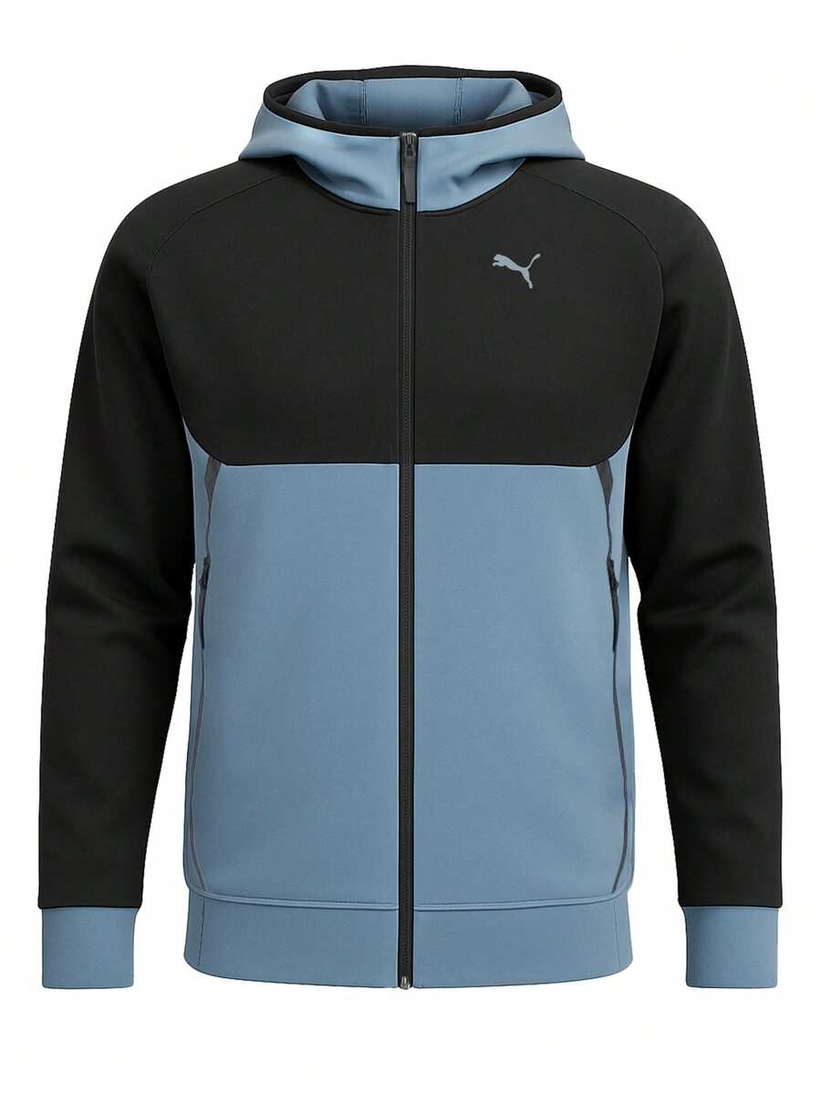 Puma Tech Men's Jacket Blue - Blue Black - View 1