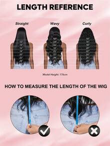 ALL READY WIG 隐形抽绳水波纹360°蕾丝前额无胶假发，漂白发结，佩戴方便，预先拔毛发际线，180%密度，14-16英寸波波头，18-26英寸自然色，未经加工的处女发，圣诞节假发，日常佩戴，快速发货，度假旅行礼物，女士之选 - SNatural - 查看 17