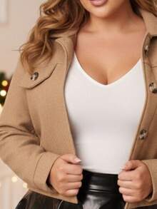 Women Lightweight Jackets - Beige - View 3