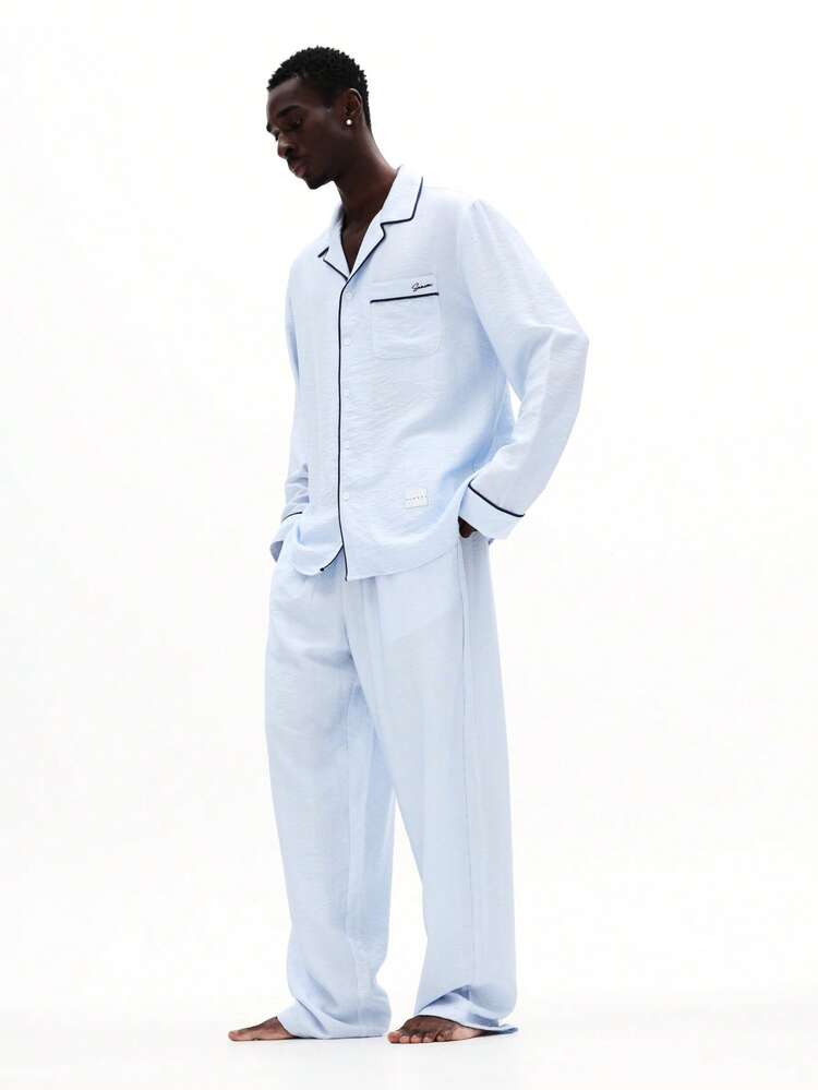 Long Sleeve Pajama Shirt And Pants Set