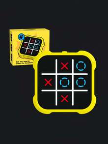 Tic Tac Toe Bolt Game: 3-In-1 Handheld Electronic Puzzle Console, Infinite Travel Brain Game For Memory & Focus, Portable Fidget Board Game For Adults & Teens - Stress Relief Gift For Birthday Christmas - Multicolor - View 7