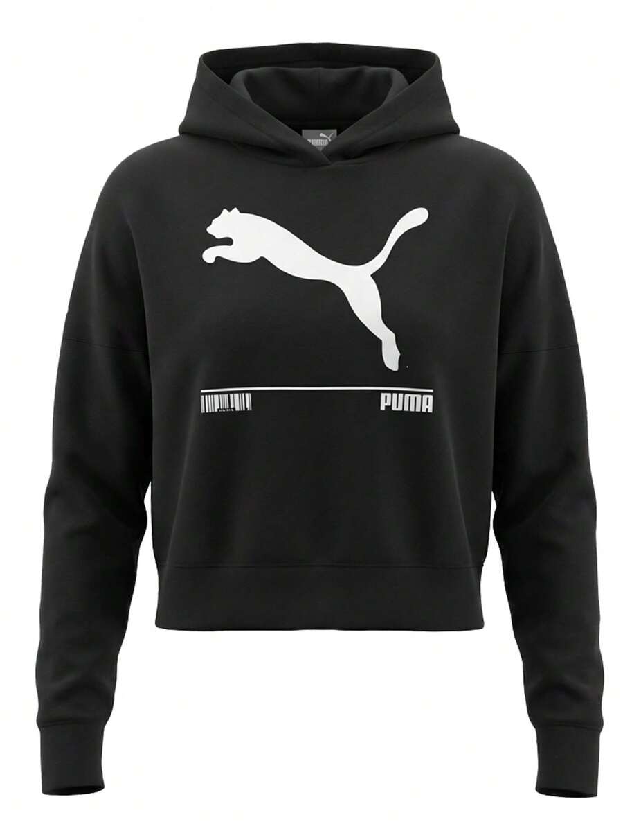 Puma Nu-Tility Women's Hoodie Black - Black - View 1