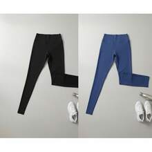 Women Leggings - Negro Azul - View 2