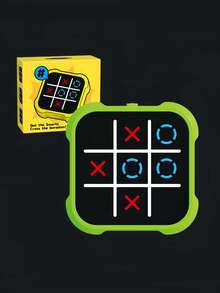 Tic Tac Toe Bolt Game: 3-In-1 Handheld Electronic Puzzle Console, Infinite Travel Brain Game For Memory & Focus, Portable Fidget Board Game For Adults & Teens - Stress Relief Gift For Birthday Christmas - Multicolor - View 6