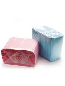 Alas Meja Seni Kuku Sekali Pakai Warna Pink/Biru, 3 Lapisan, Tahan Air, Dapat Dilipat, Alas Pembersih, Taplak Meja, Serbet Pembersih Seni Kuku, Kain Multifungsi untuk Kecantikan, Tato, Gigi, Taplak Meja Tahan Air, Alat Seni Kuku - MultiWarna - View 7