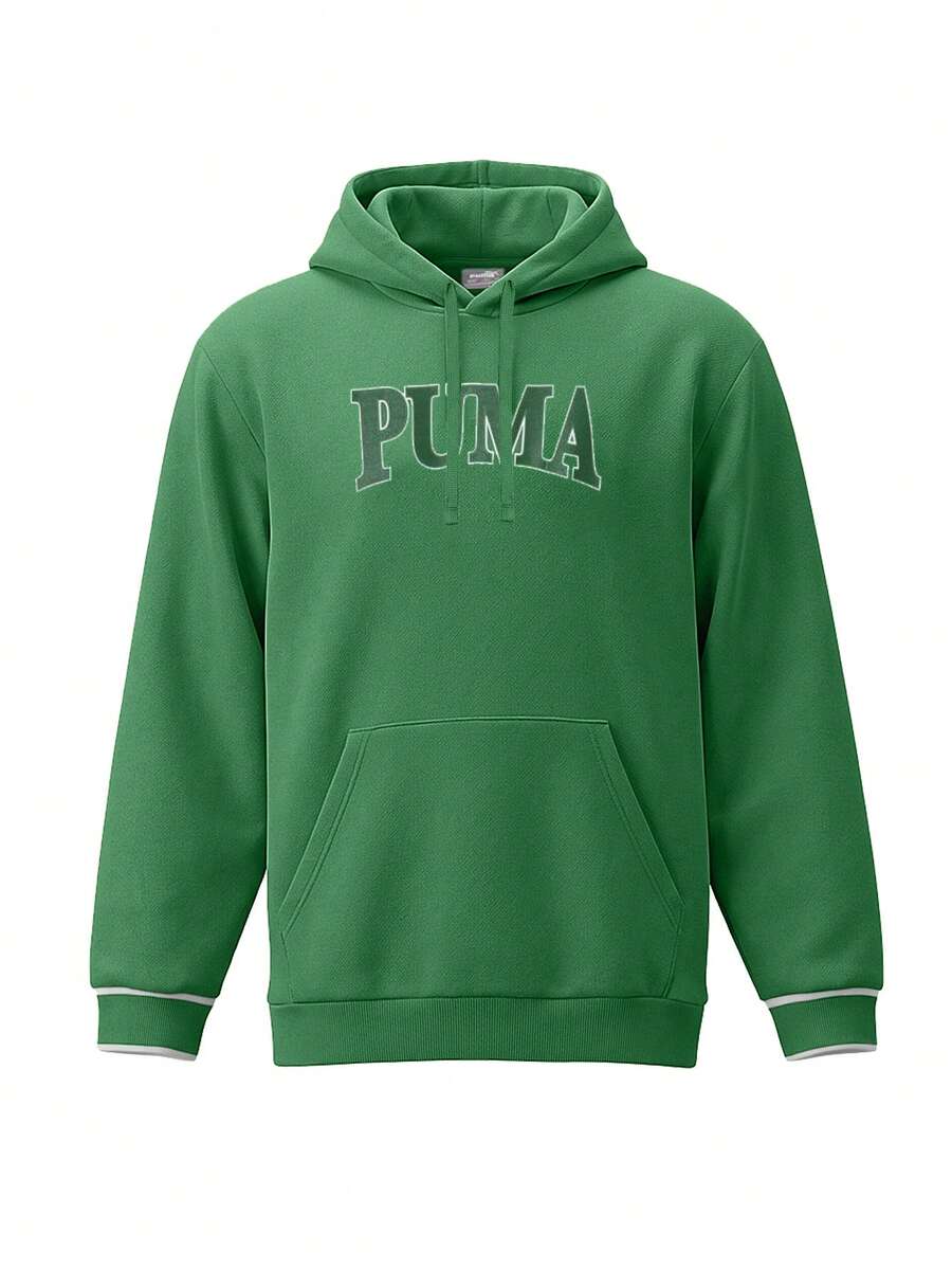 Puma Squad Men's Hoodie Green - Green - View 1