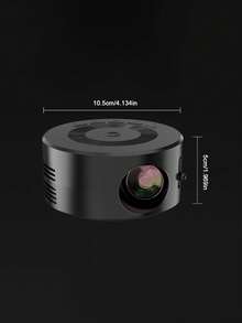 Teckwe X1迷你便携式家用投影仪 - 手机屏幕镜像，适用于动画 X1紧凑型家用投影仪：便携式手机同步，适用于卡通投影 便携式X1迷你投影仪，带手机镜像功能 - 家庭动画影院（本产品不包含移动电源或适配器。） - 彩色 - 查看 3