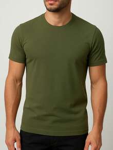 Men Shirts - Army Green - View 4