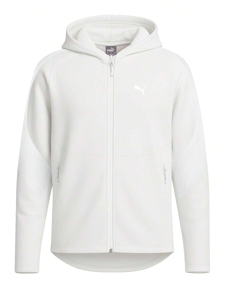 Puma Evostripe Men Full Zip Hoodie White - White - View 1