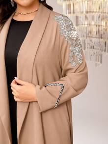 Al Najma فستان طويل كاجوال ذو أكمام طويلة للنساء ك...
