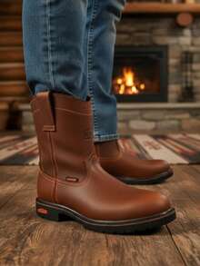 Bota Rogeri Tipo Establo 1000 Hombre Uso Rudo - Cobre - Ver 2