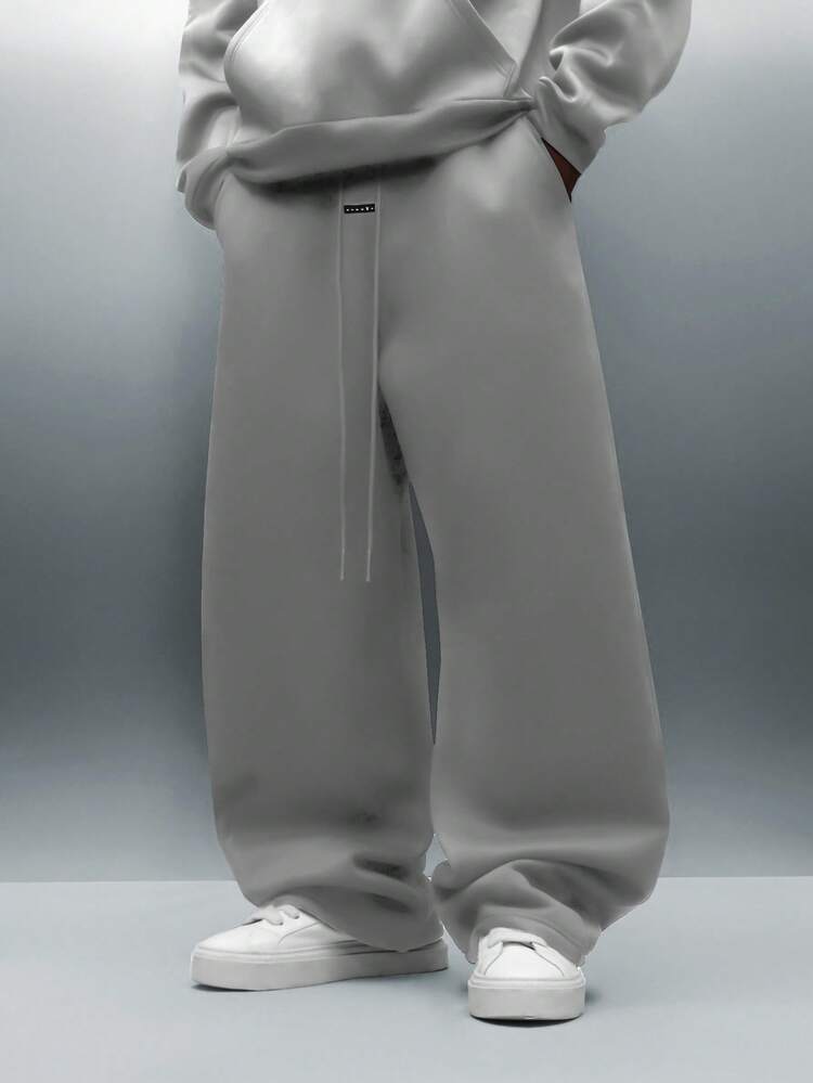 PLAYBOY X SUMWON Pantalón deportivo de pierna súper ancha con cordón ajustable