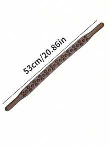 59珠/65珠三排手动按摩棒，全身经络能量按摩器，无需电池，非电动穴位按摩滚轮，用于缓解肌肉酸痛和刮痧按摩、全身按摩、腿部按摩、手臂按摩，缓解疲劳，以及在工作和健身过程中缓解肌肉酸痛。 - 棕色 - 查看 4
